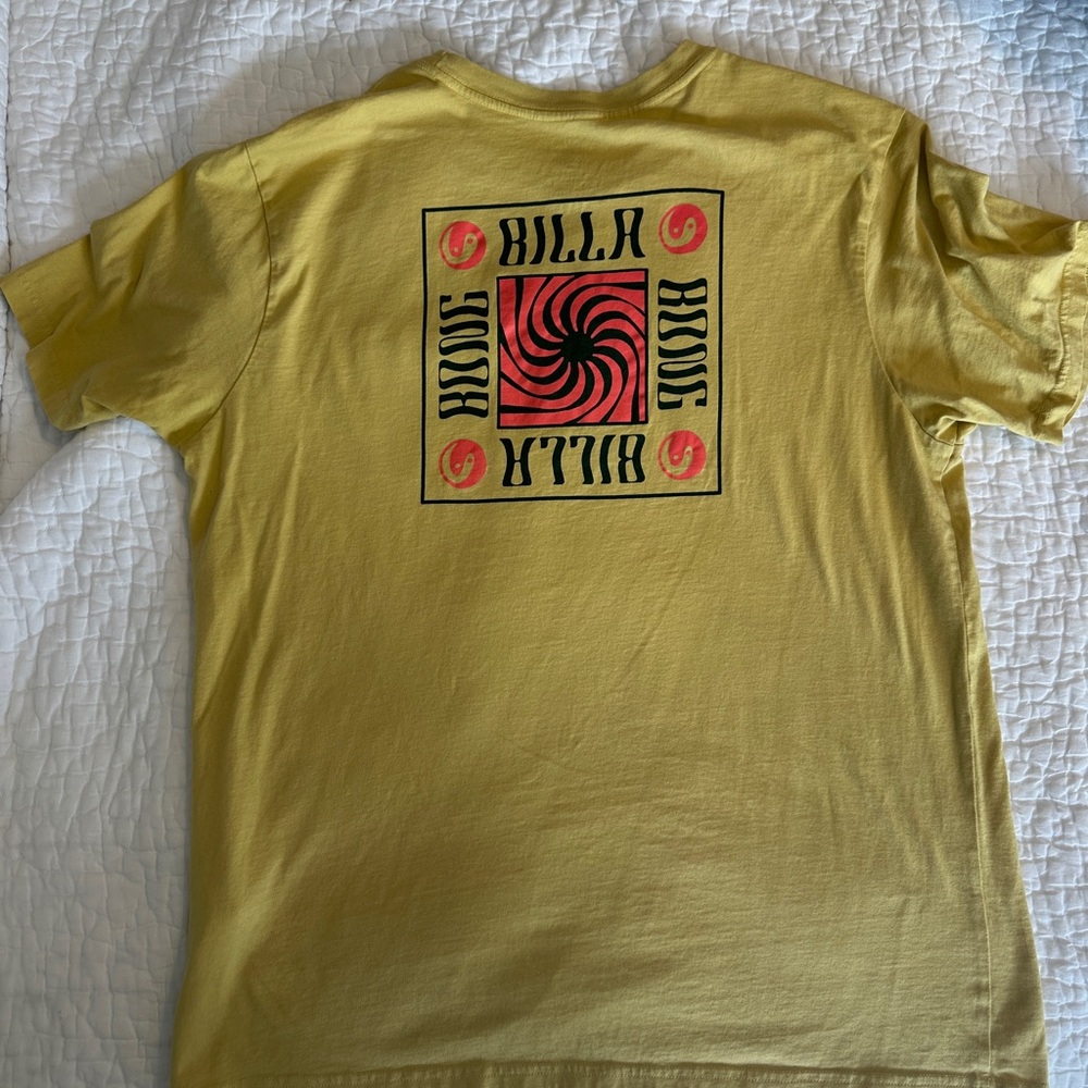 Vintage Billabong Yellow Graphic T-Shirt XL